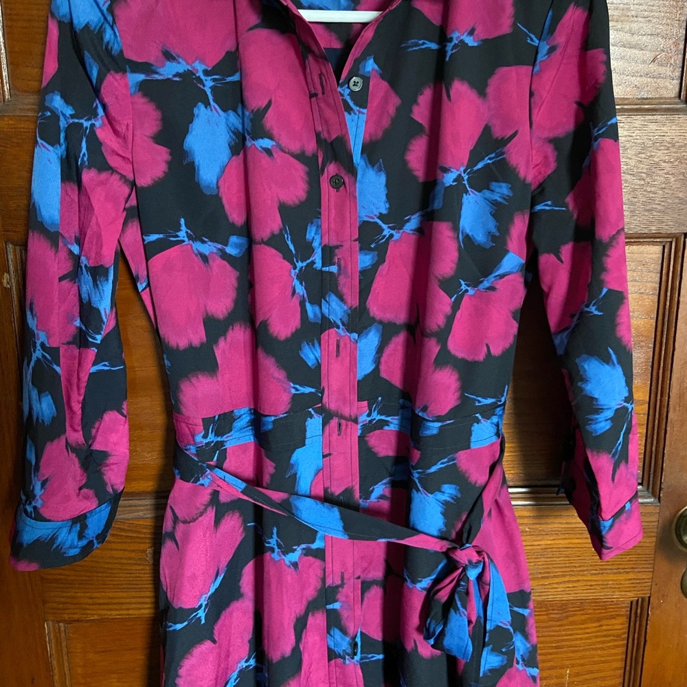 floor-length dress w/ pockets